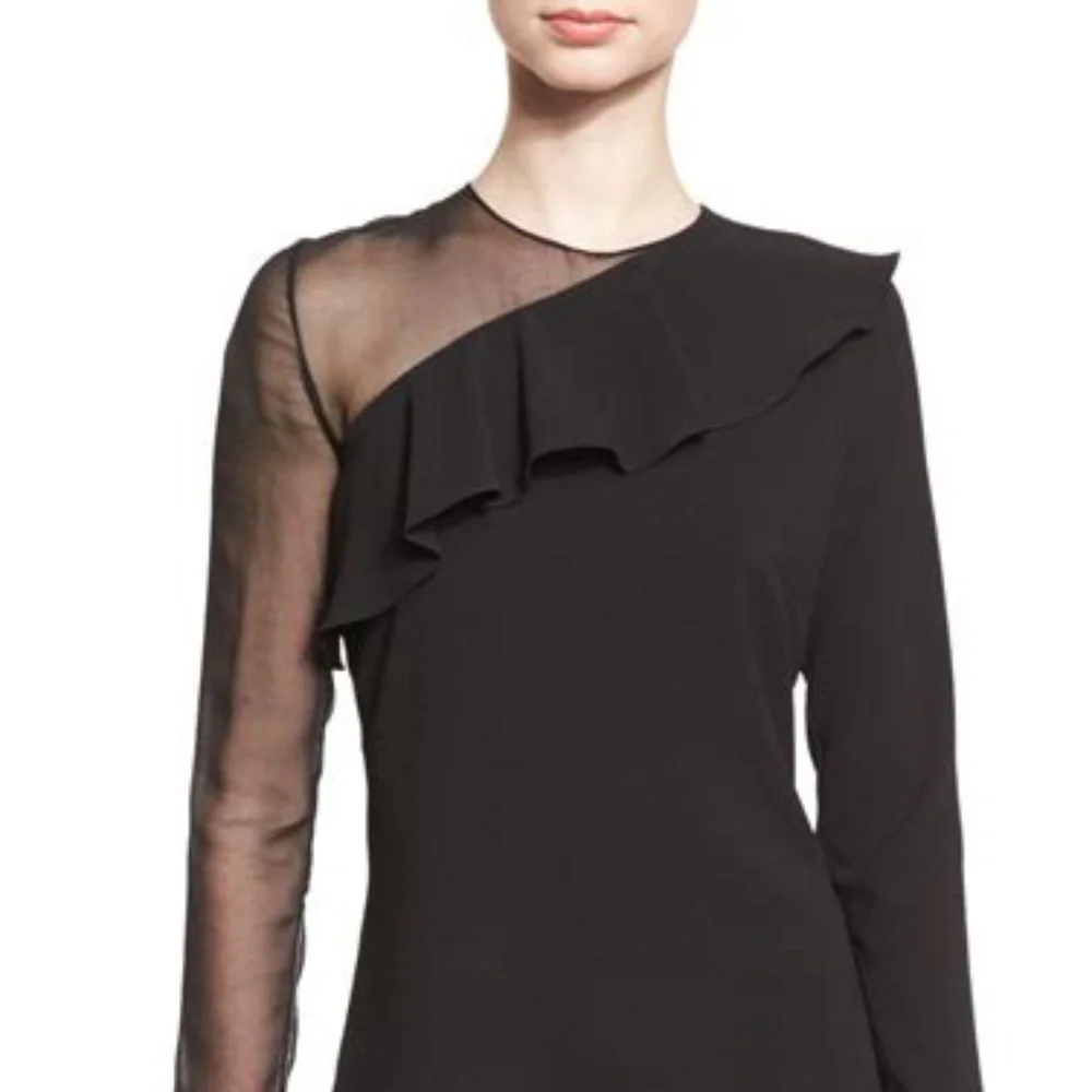 Cushnie Et Ochs Bella Ruffled Blouse size L - Picture 4 of 8